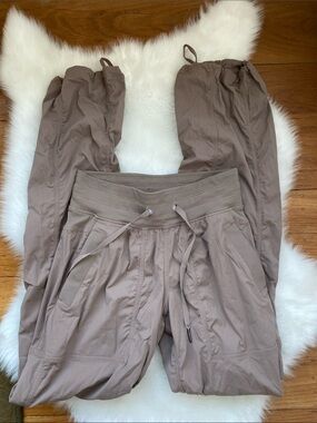 Lululemon Dance Studio Mid-Rise Light Brown Drawstring Jogger Pants